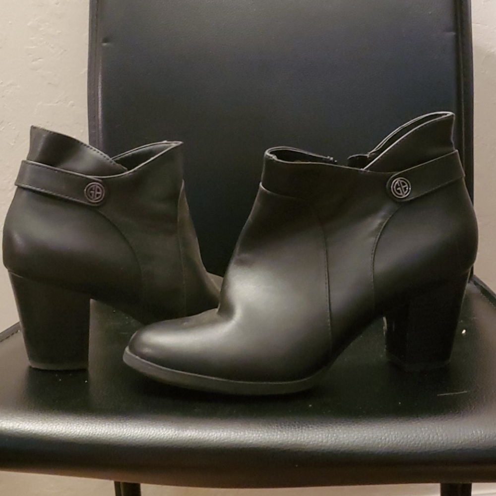 Black ankle boots
